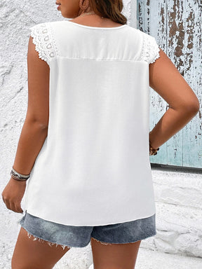 Blusa Carmen Bordada Plus Size