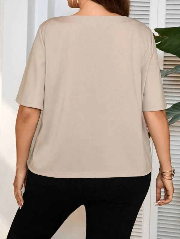 Blusa Carmen Safira Plus Size