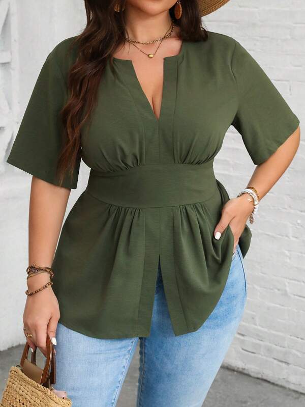 Blusa Carmen Clean Plus Size