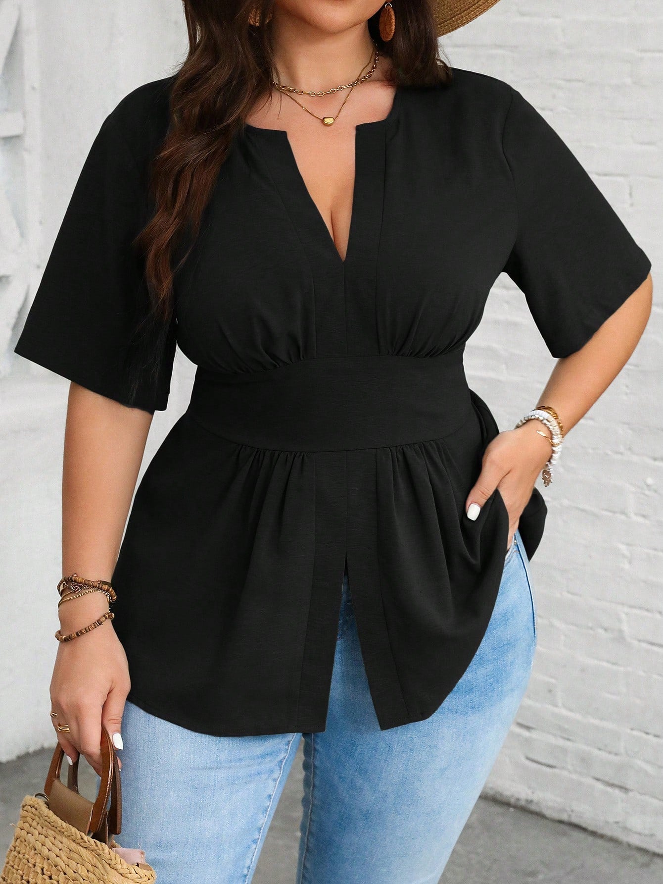 Blusa Carmen Clean Plus Size