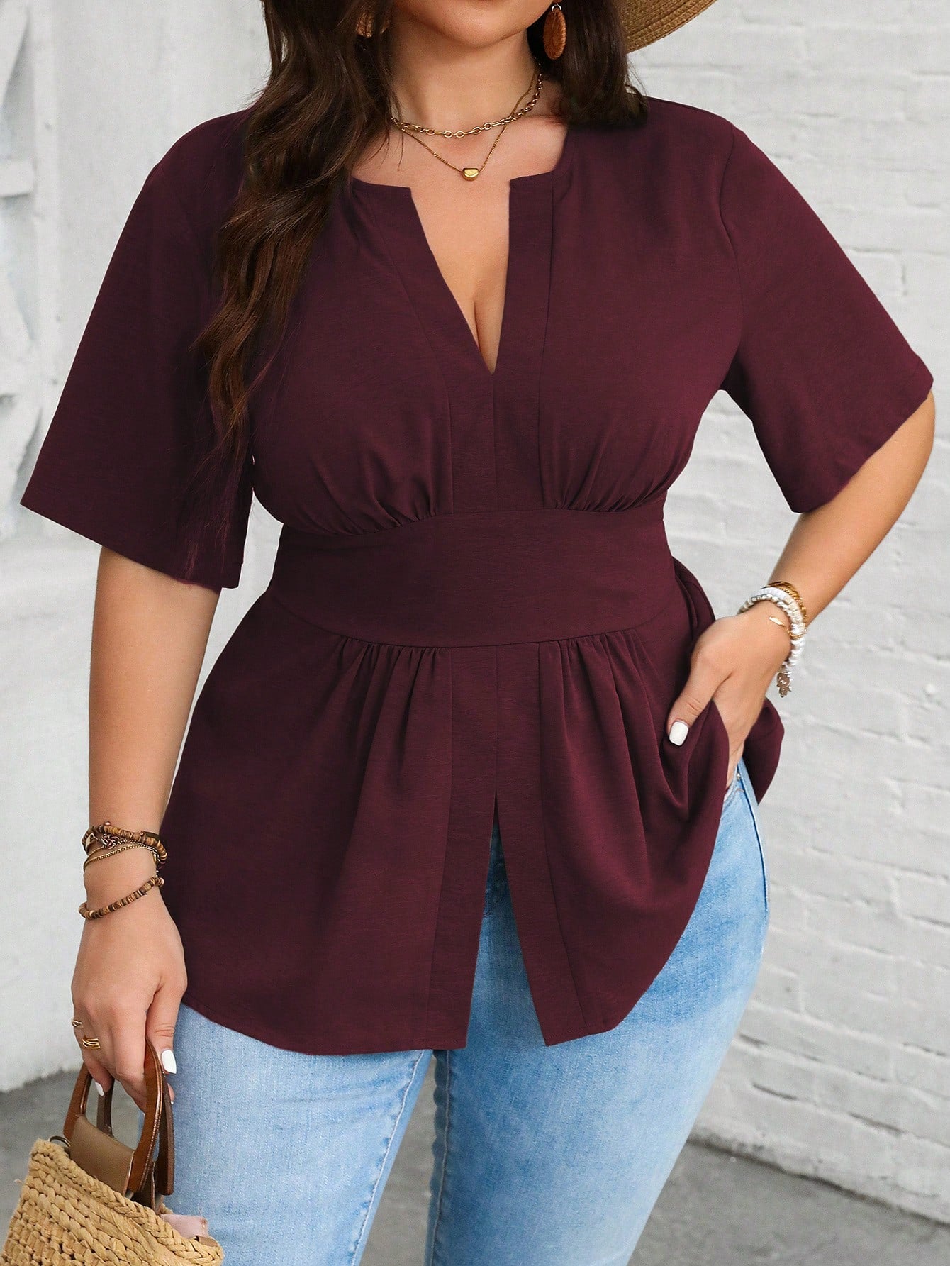 Blusa Carmen Clean Plus Size