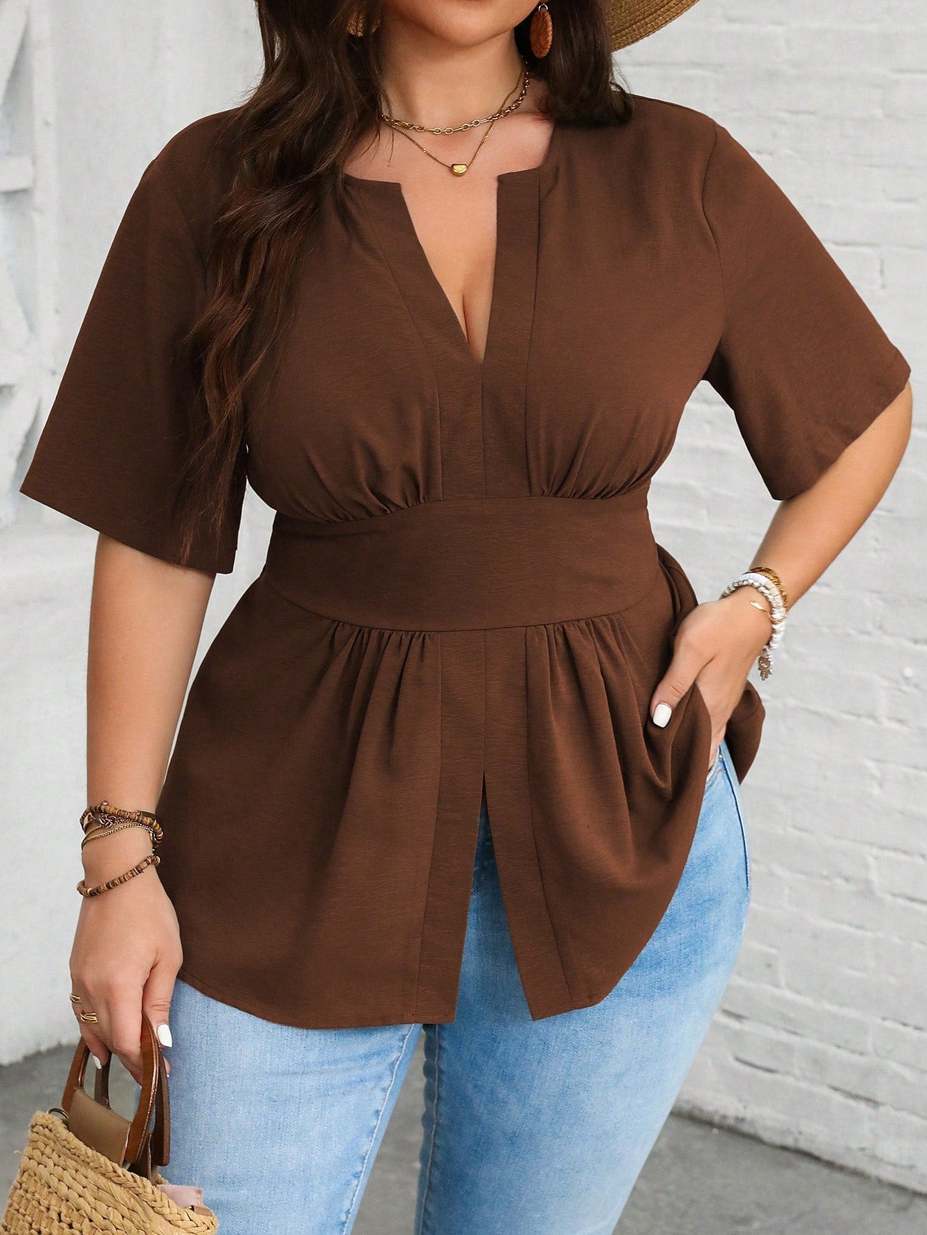 Blusa Carmen Clean Plus Size