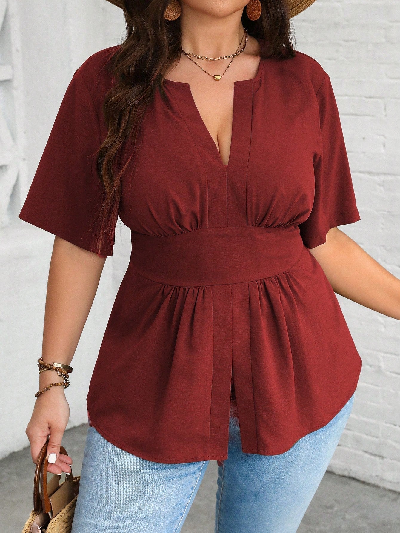 Blusa Carmen Clean Plus Size